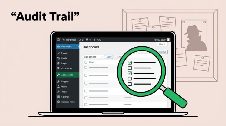 How to Set Up WordPress Audit Logs for Admin Changes